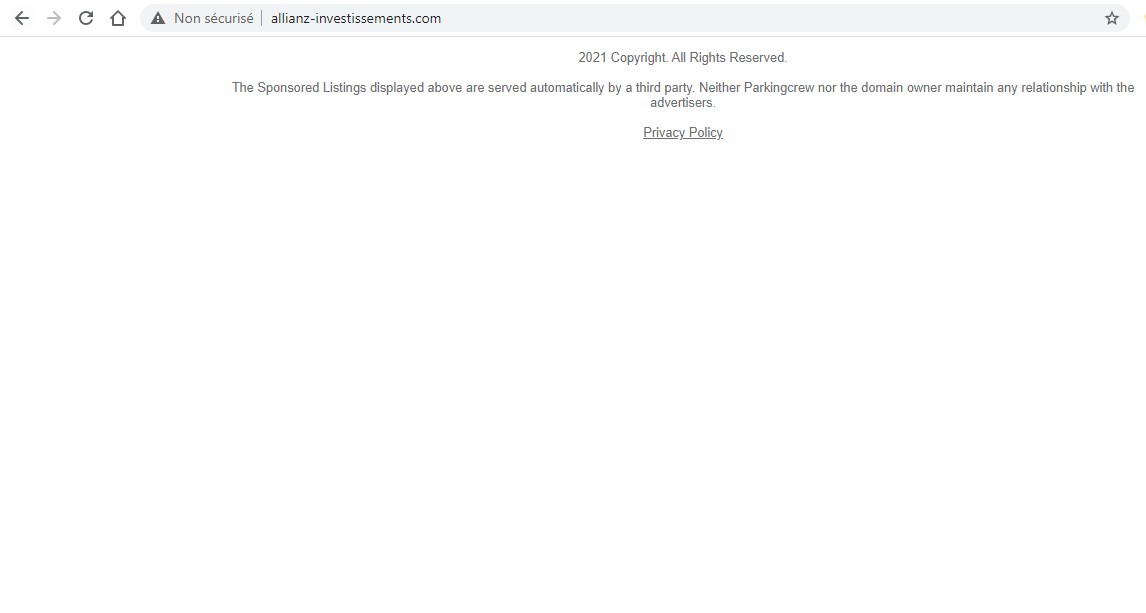 Allianz-investissements.com : Une énième usurpation d’identité