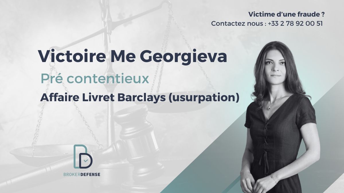Irina Georgieva - Avocate spécialisée en défense des victimes d'escroquerie - Broker Defense