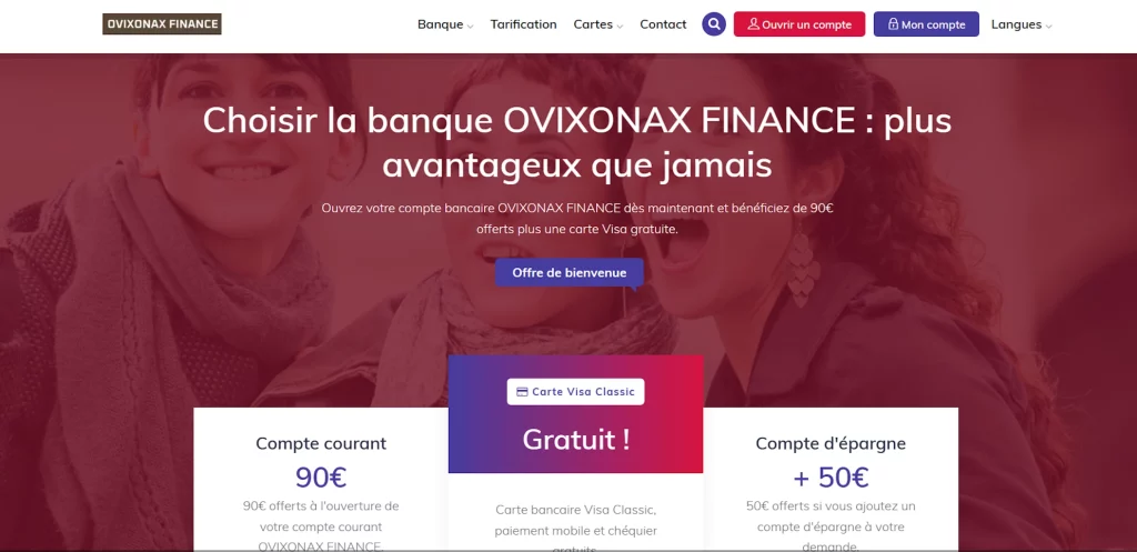 Ovixonax, escroquerie en ligne à la fausse banque