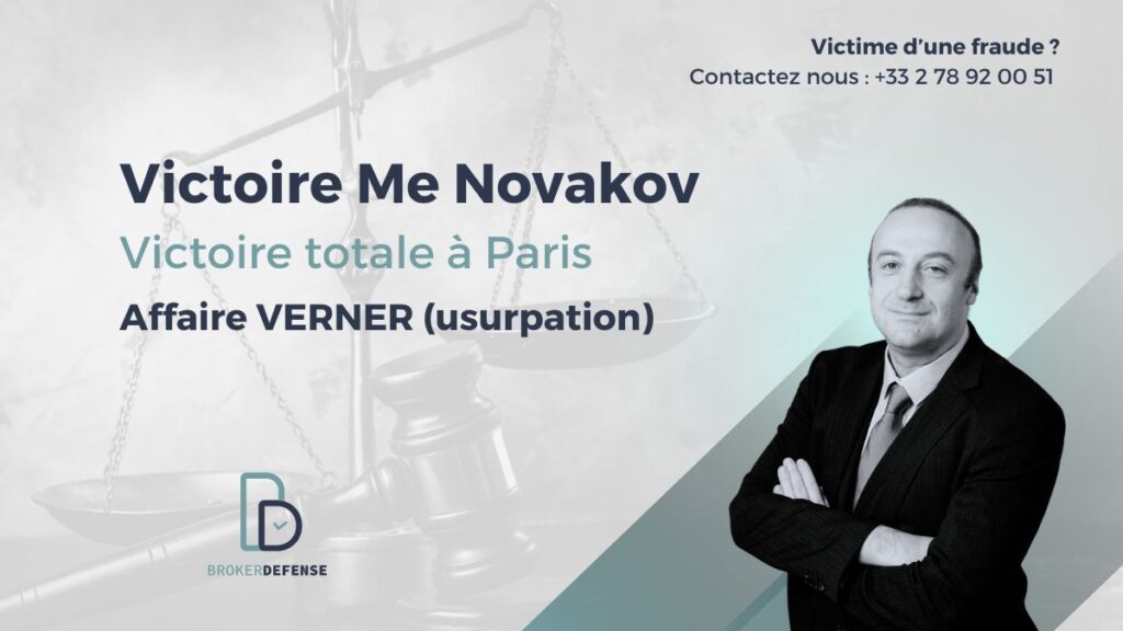 Victoire de Me Novakov