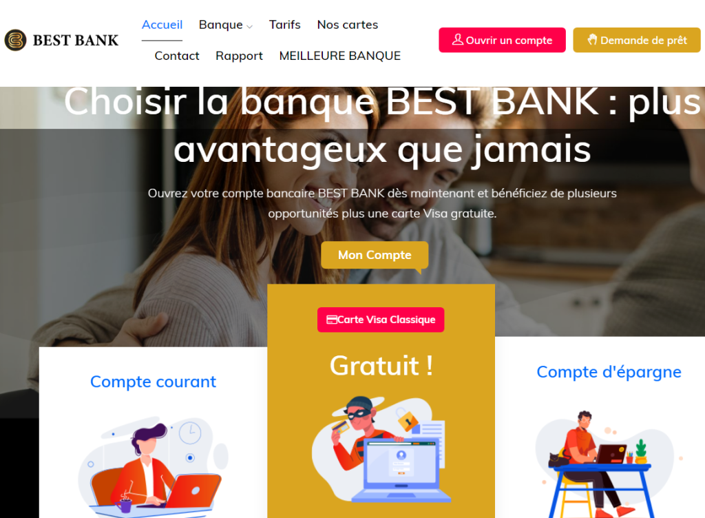 Best Bank à Paris : preuve d'une escroquerie bancaire