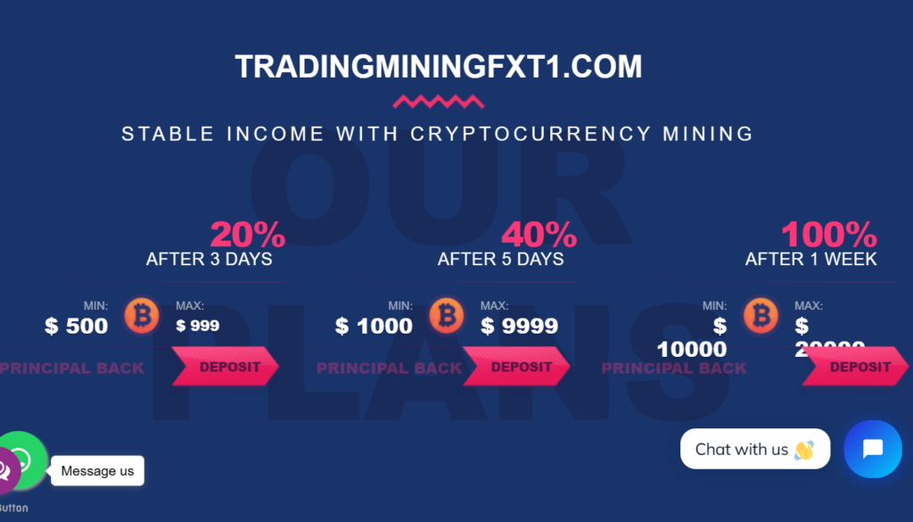 TRADINGMININGFXT1séduit les investisseurs potentiels - analyse critique