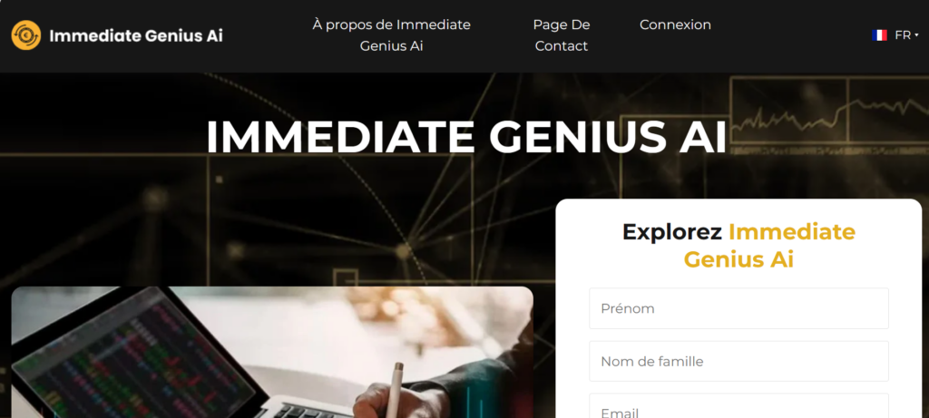 Façade séduisante d'Immediate Genius AI dissimulant une absence de transparence