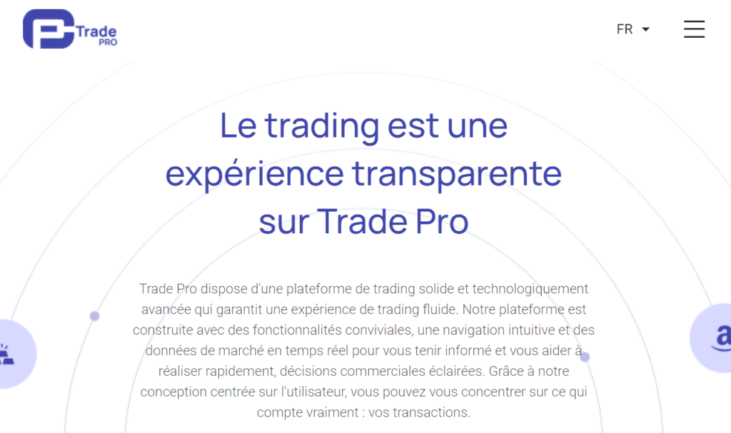 fausses statistiques de satisfaction client sur Trade Pro