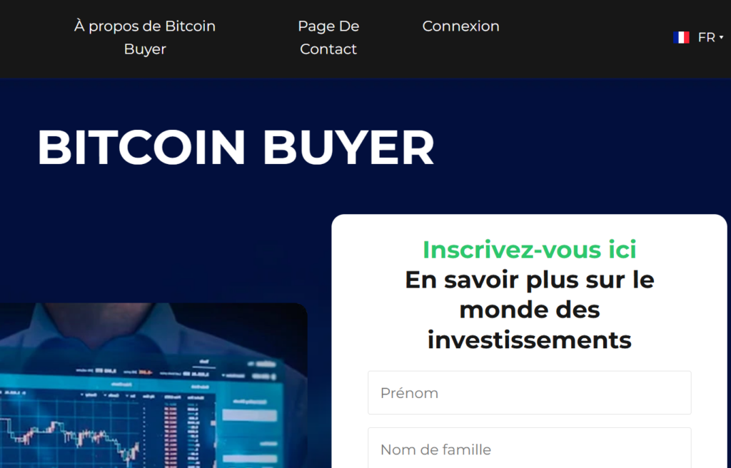 Capture d'écran de Bitcoin Buyer