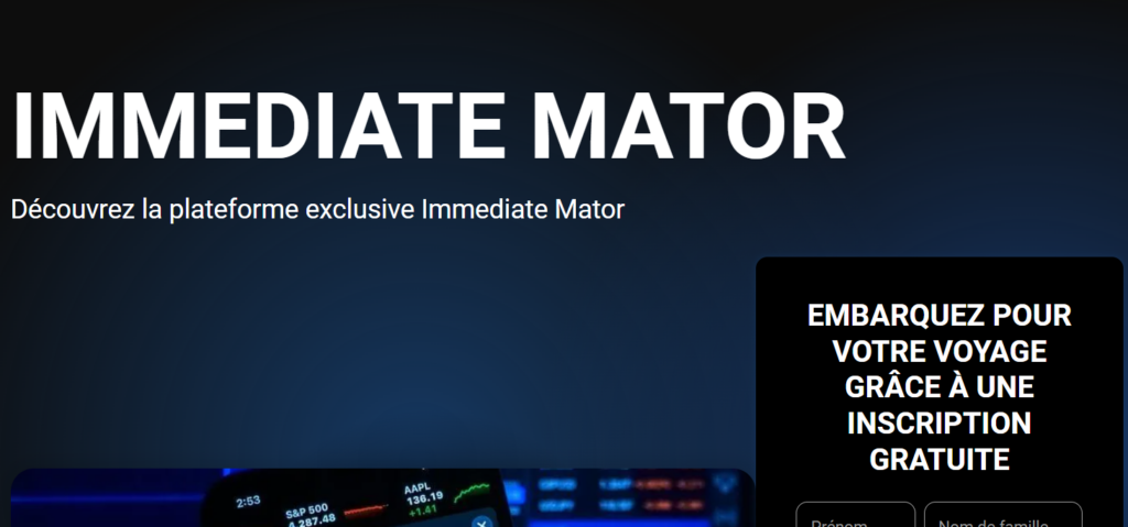 Immediate Mator : Une Plateforme de Trading Bitcoin Suspecte