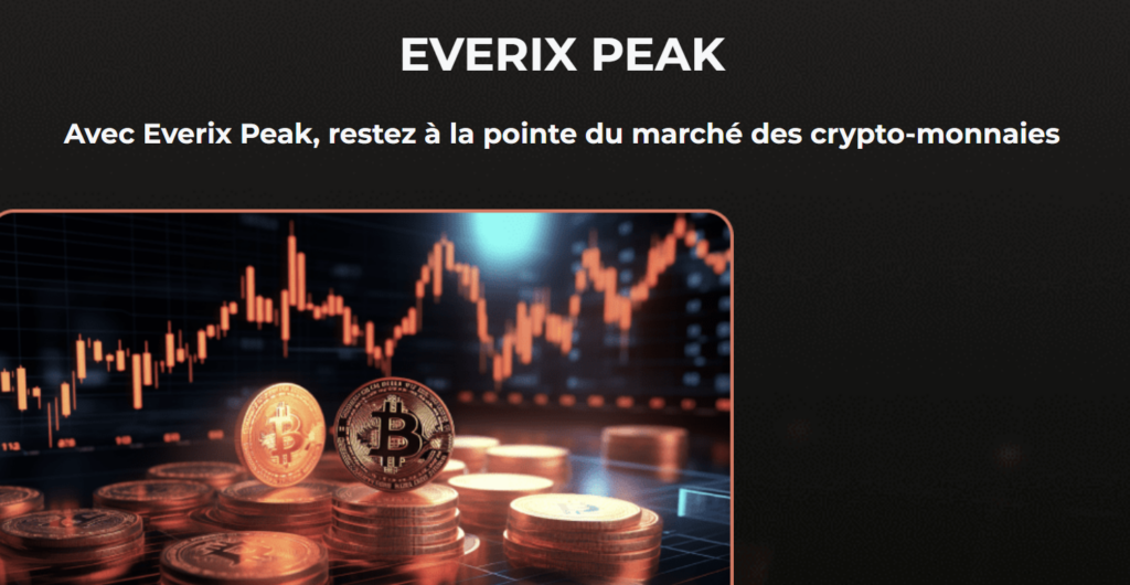 Everix Peak montre faussement des pièces de crypto