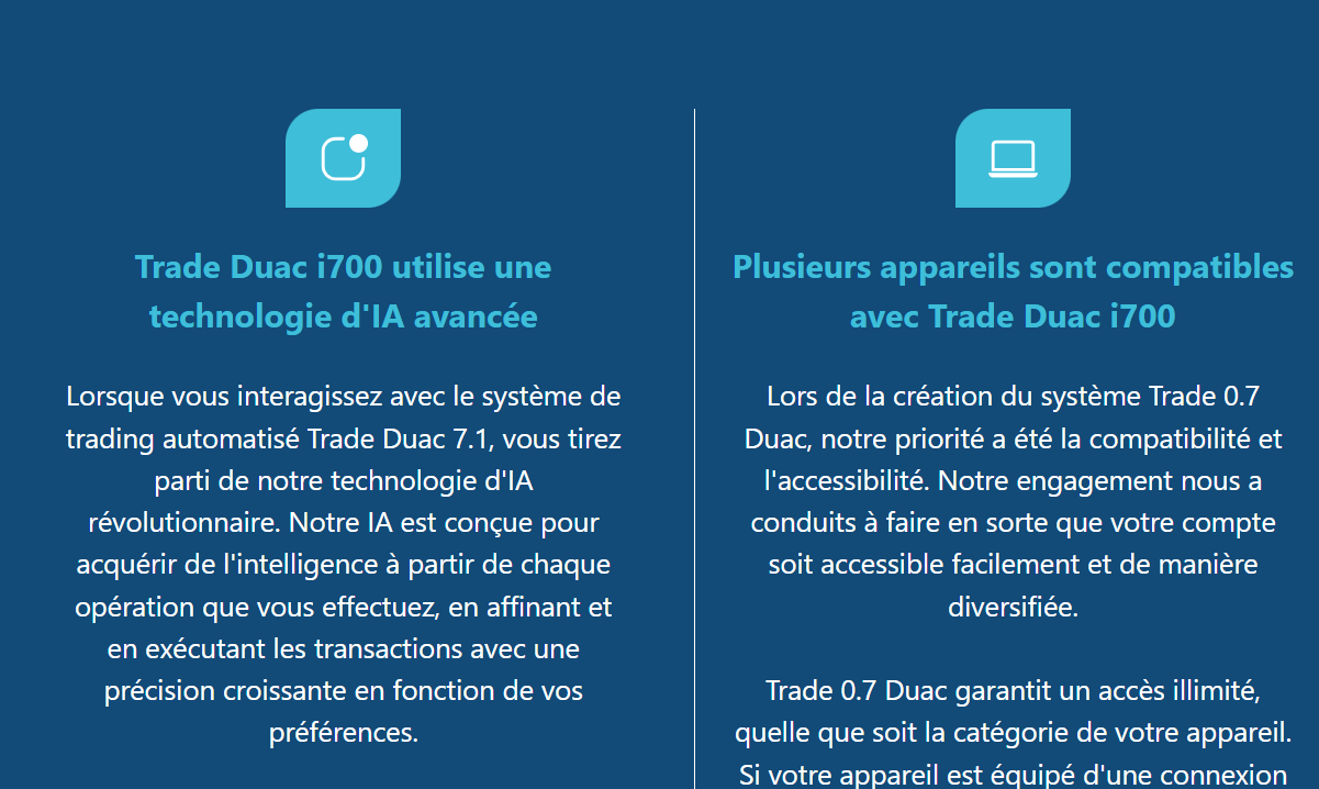 Investissement fictifs sur Trade Duac