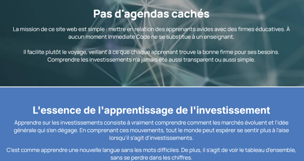 Avis sur Immediate Code - Analyse des risques