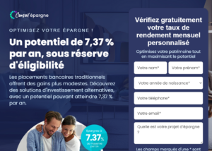 Couple souriant représentant la sécurité financière sur Conseil Épargne