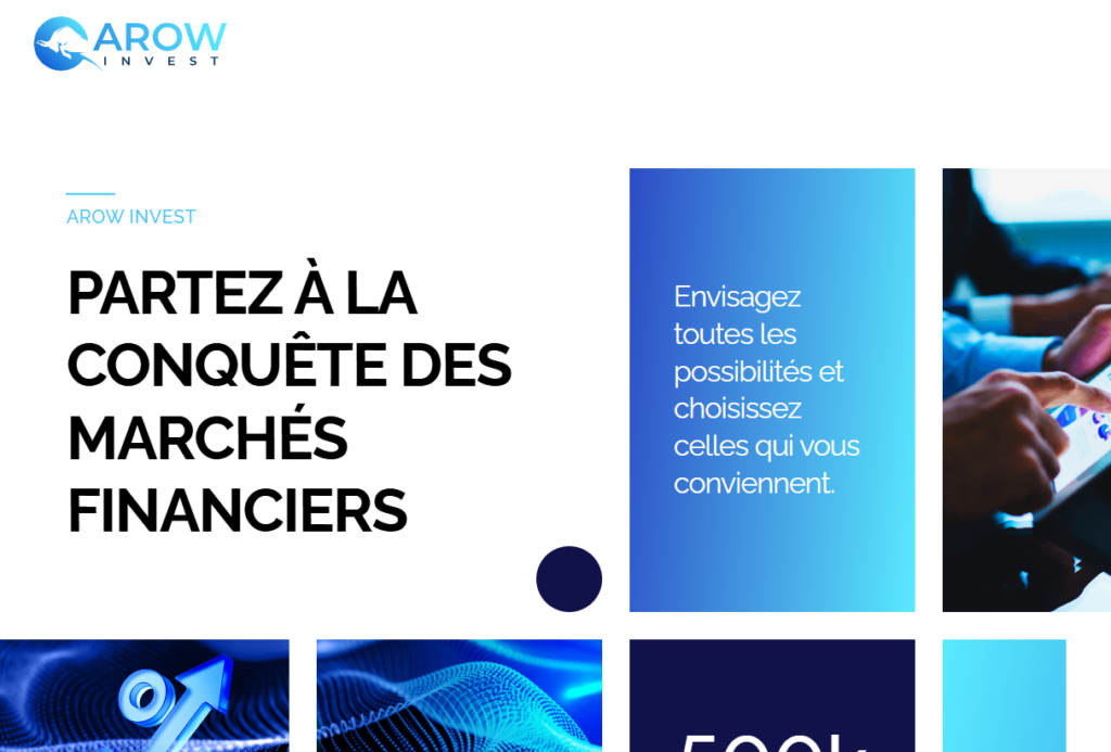 Alerte de sécurité - ArowInvest courtier en ligne non régulé