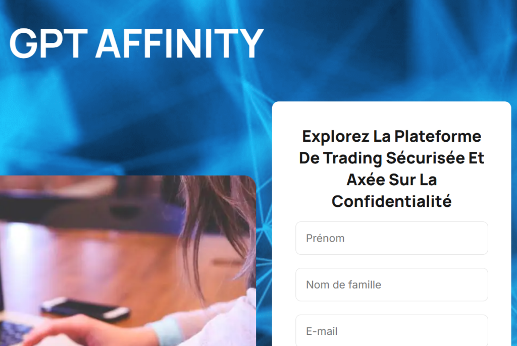 Plateforme GPT Affinity - analyse des risques pour les utilisateurs