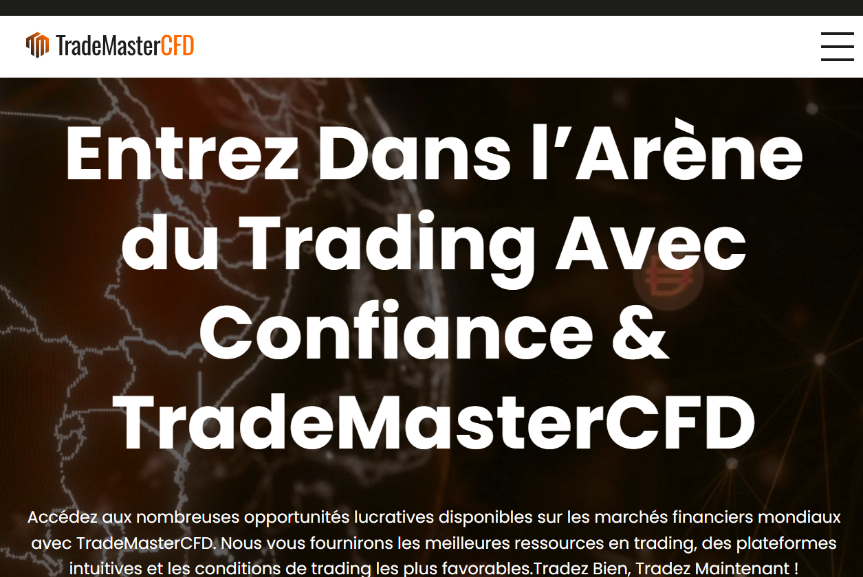 inscription sur TradeMasterCFD - Faut-il faire confiance à TradeMasterCFD ?