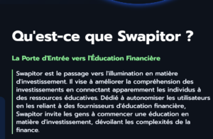 Avis sur Swapitor - analyse de la fiabilité de la plateforme de formation financière