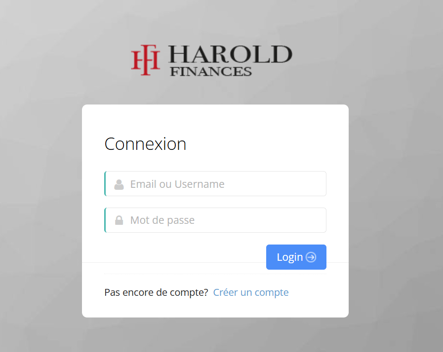 arnaque financière analysant Harold Finances