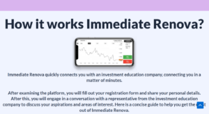 Signal d’alerte sur Immediate Renova, plateforme suspectée d’être une arnaque